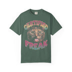 Certified Freak Cat Classic Tee | Funny Blep Mlem | Retro Art
