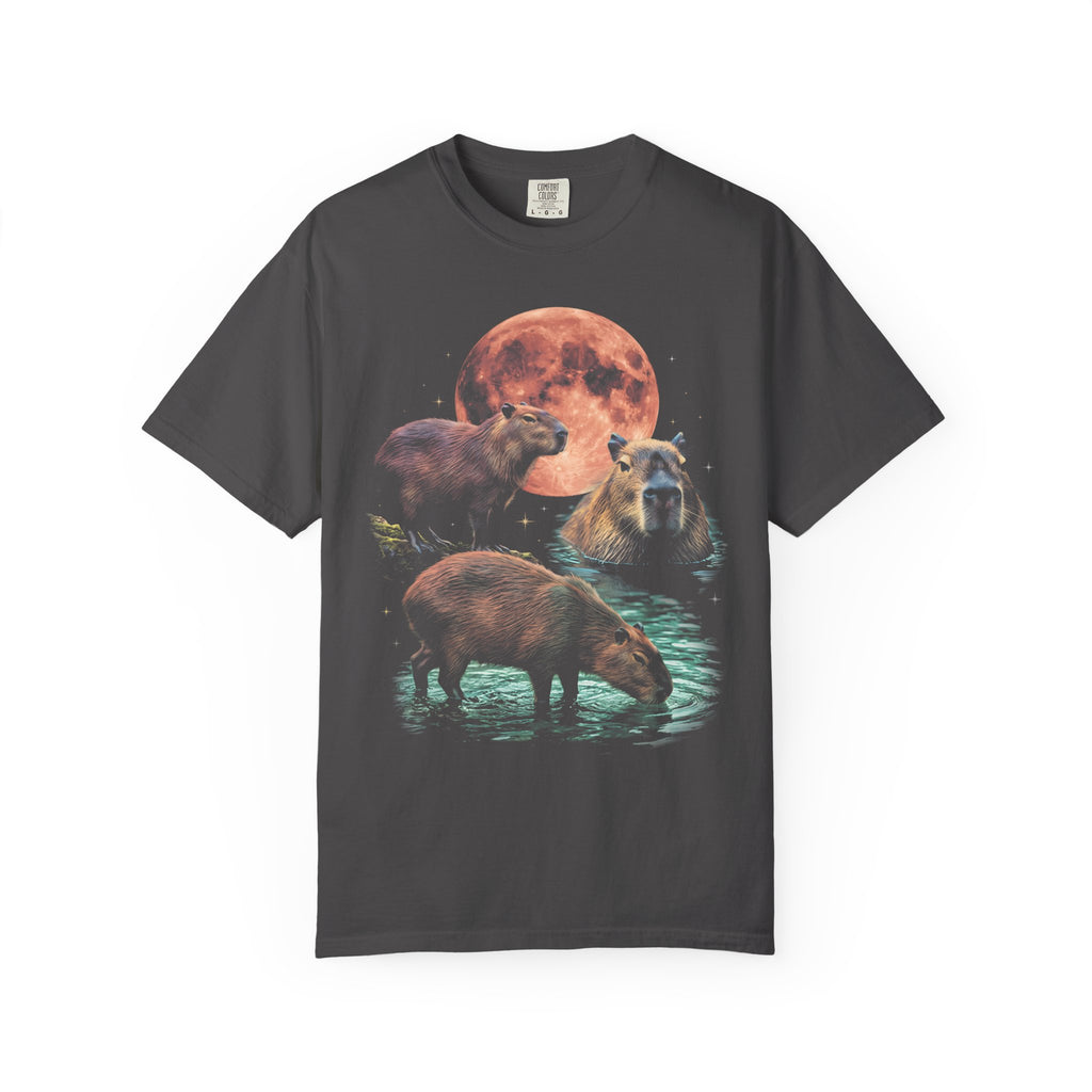 Blood Moon Capybara Classic Tee | Animal Lover | Vintage Bootleg