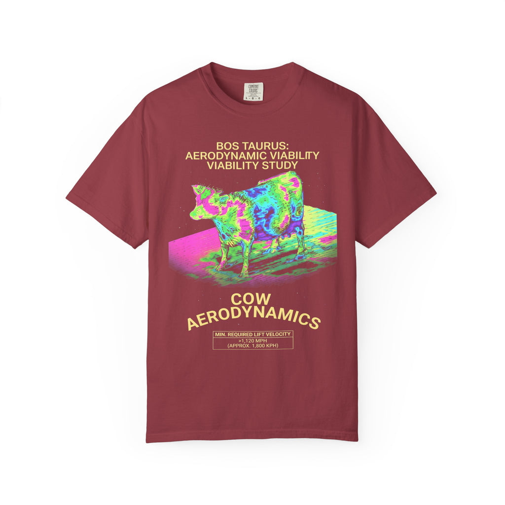 Cow Aerodynamics Study Classic Tee | Science Humor | Physics
