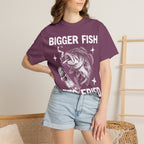 Bigger Fish Gets Fried Classic Tee | Funny Skater | Fish Meme