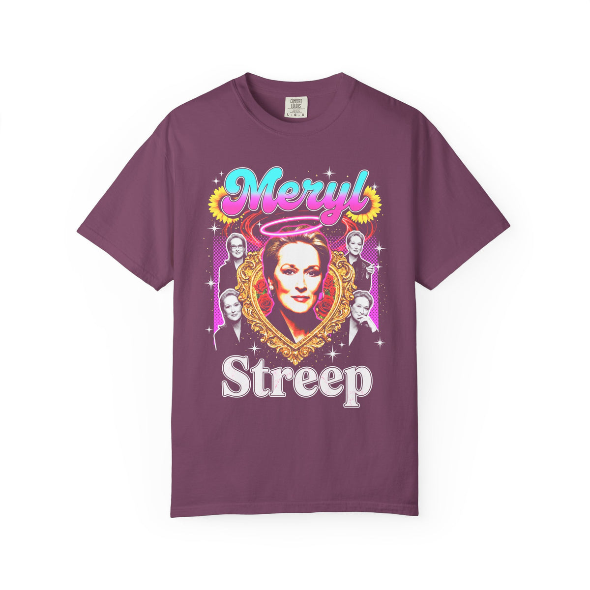 Meryl Streep Classic Tee | 90s Vintage | Actress Gift
