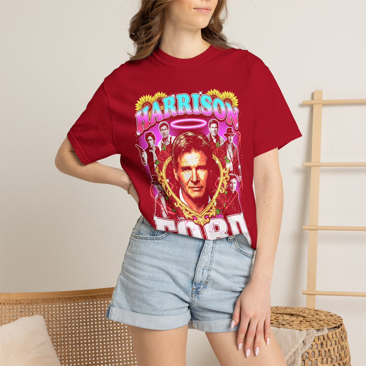Harrison Ford Classic Tee | 90s Vintage | Movie Gift