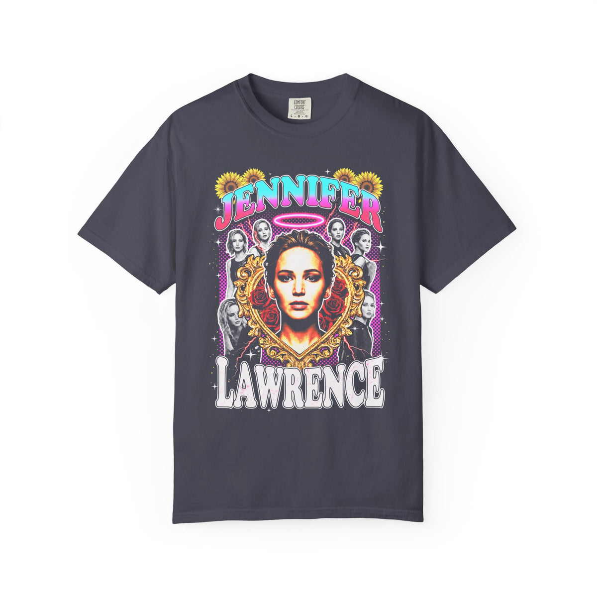 Jennifer Lawrence Classic Tee | 90s Graphic | Bootleg Gift