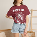 Bigger Fish Gets Fried Classic Tee | Funny Skater | Fish Meme