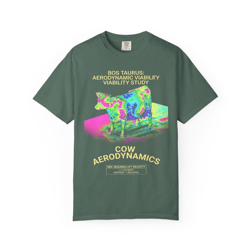 Cow Aerodynamics Study Classic Tee | Science Humor | Physics