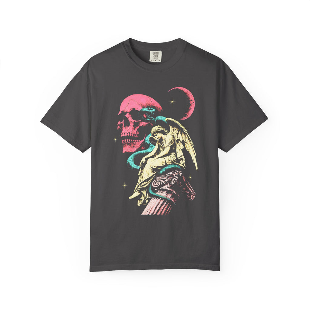 Skull Snake Angel Classic Tee | Retro Gothic | Vintage Gift