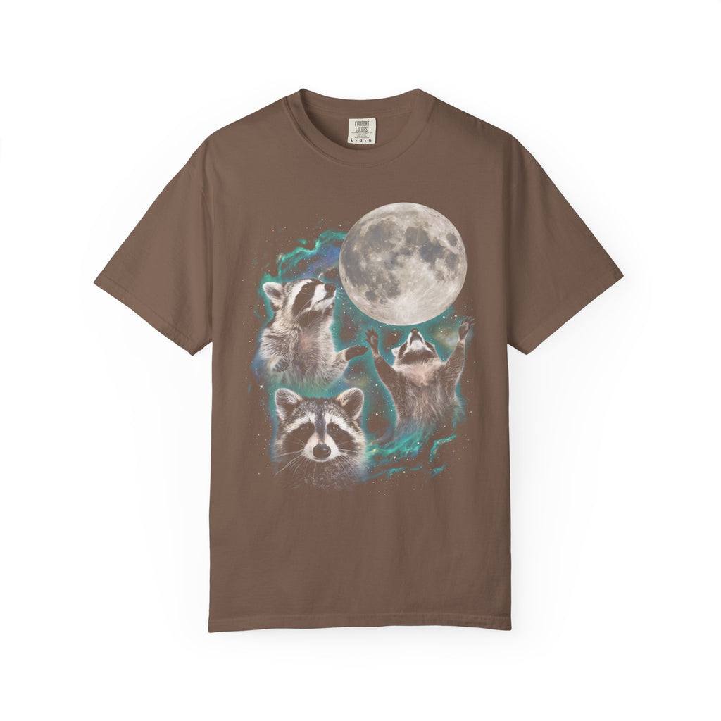 Three Raccoons Classic Tee | Space Full Moon | Starry Cosmos