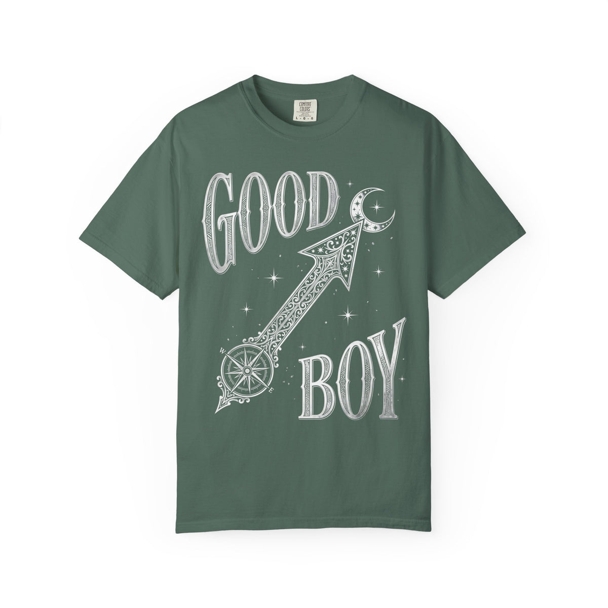 Good Boy Cosmic Guidance Classic Tee | Mystical Compass Rose