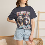 Its My Life Sabotage Myself Raccoon Classic Tee | Funny Meme