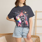 Circus Raccoon Classic Tee | Retro Carnival | Animal Gift