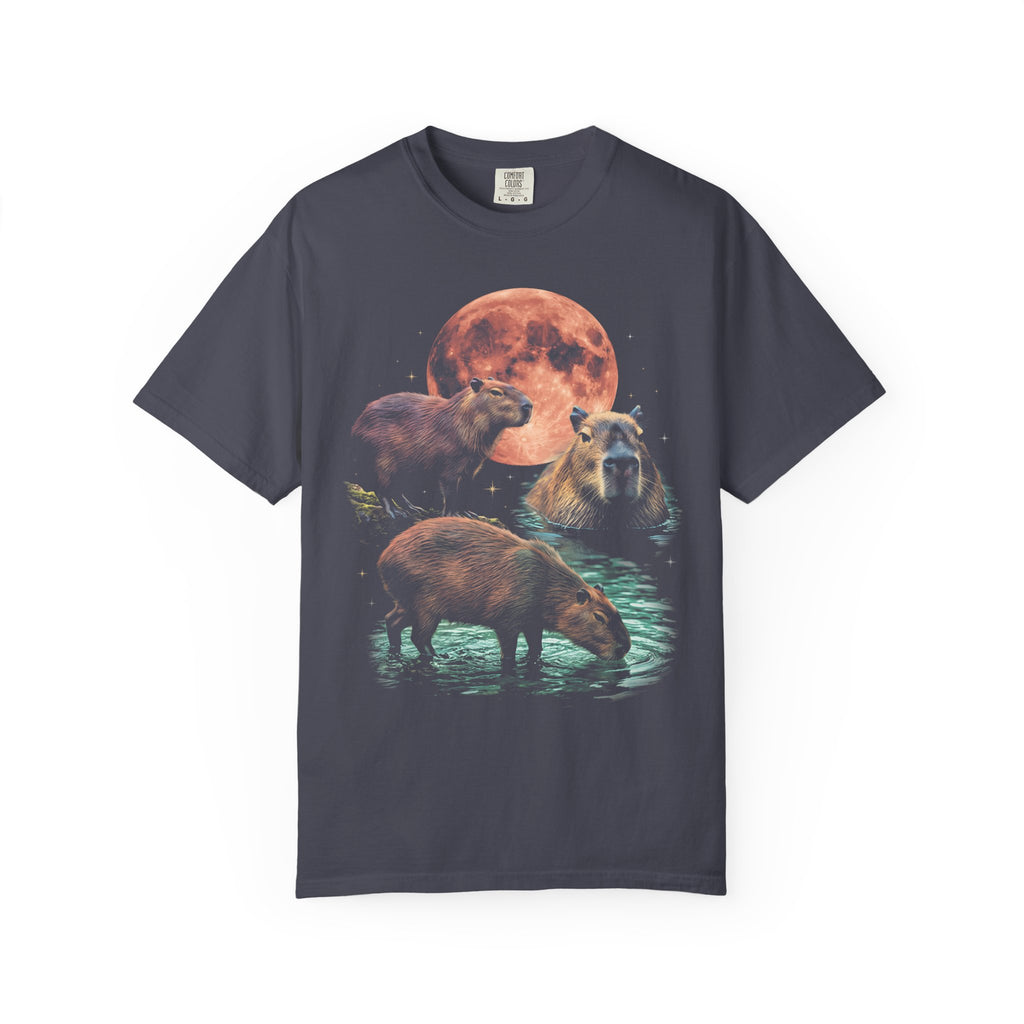 Blood Moon Capybara Classic Tee | Animal Lover | Vintage Bootleg