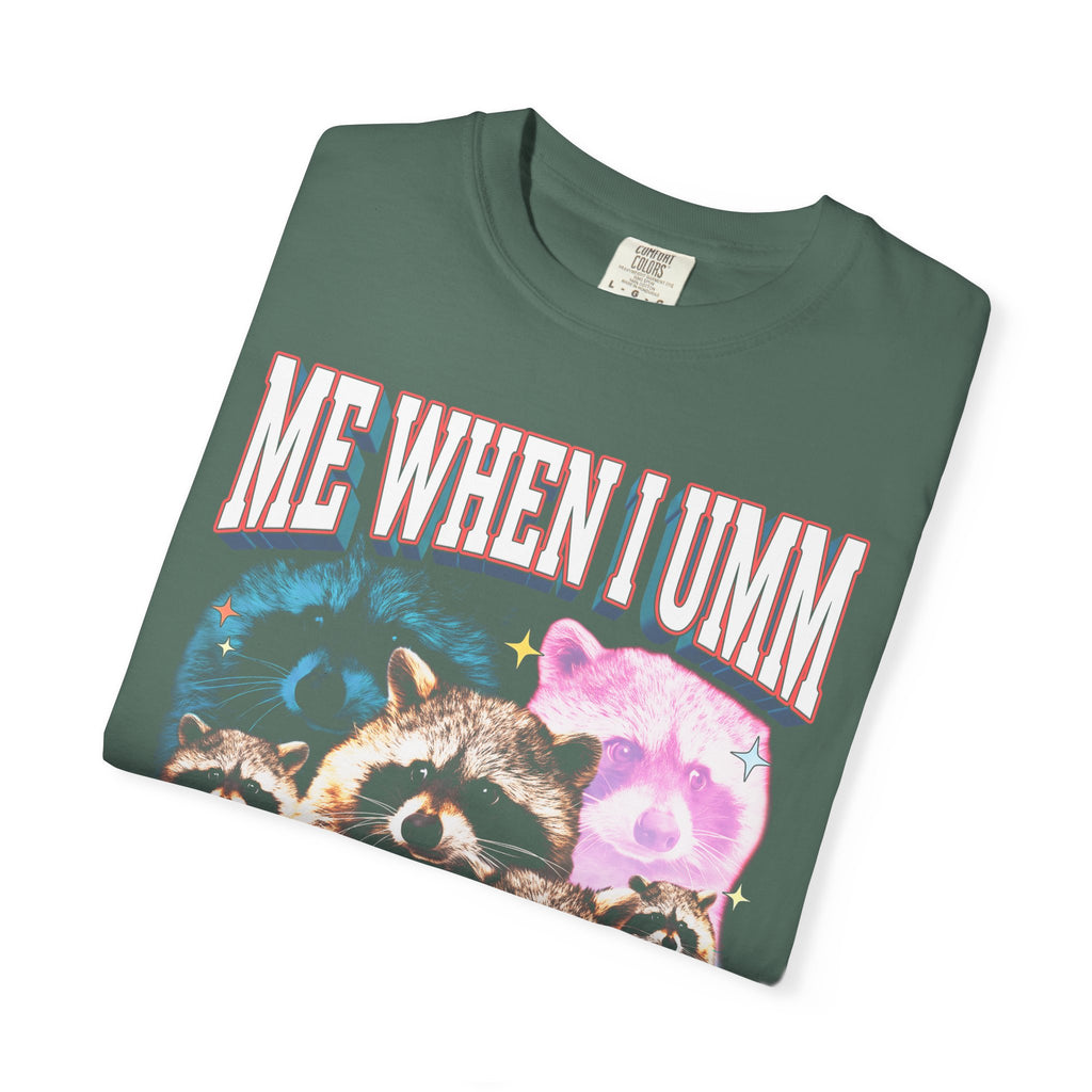 Me When I Umm Raccoon Classic Tee | Funny Meme | 90s Retro