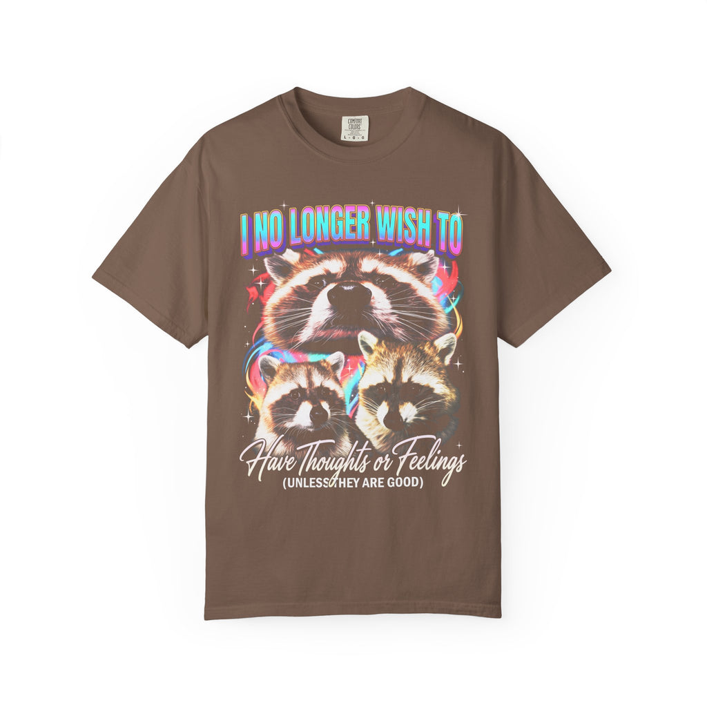 I No Longer Wish To Have Thoughts Classic Tee | Raccoon Meme