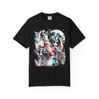 Space Raccoon Moon Classic Tee | Vintage Retro | Sci-Fi Gift