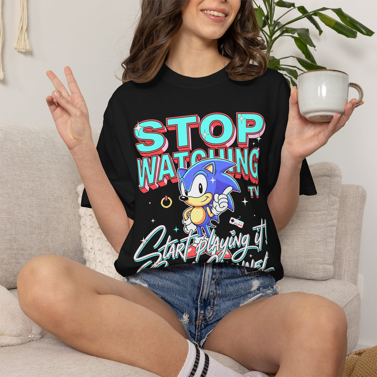 Stop Watching TV Classic Tee | Retro Gaming | Gamer Gift