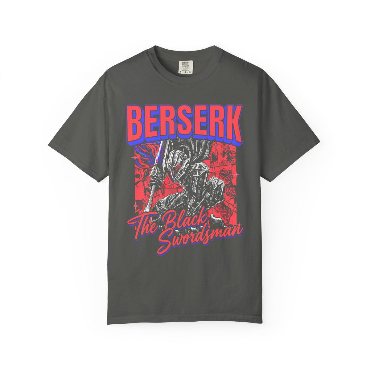The Black Swordsman Classic Tee | 90s Dark Knight | Manga Gift