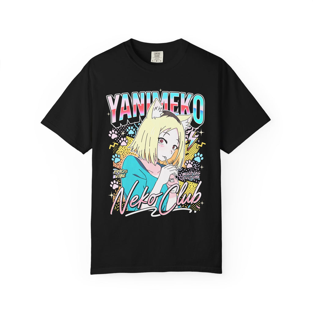 Neko Club Anime Girl Classic Tee | 1990s Vibe | Retro Gift