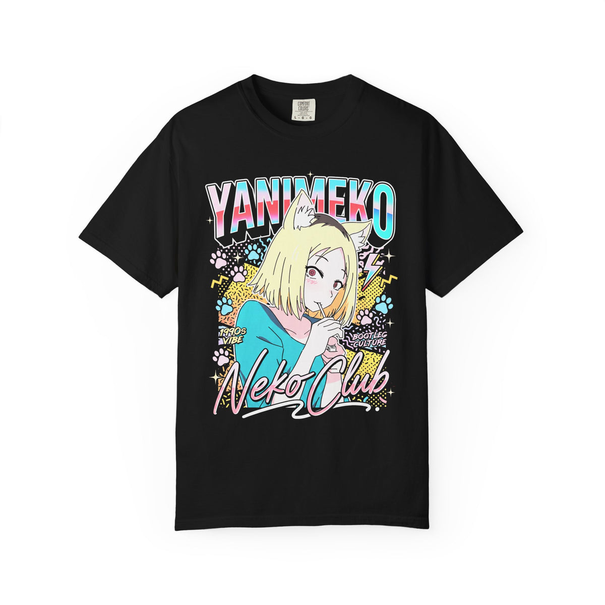 Neko Club Anime Girl Classic Tee | 1990s Vibe | Retro Gift