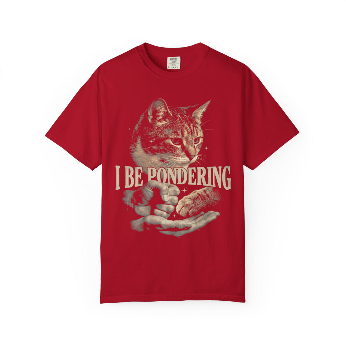 I Be Pondering Cat Classic Tee | Vintage Meme | Paw Shake