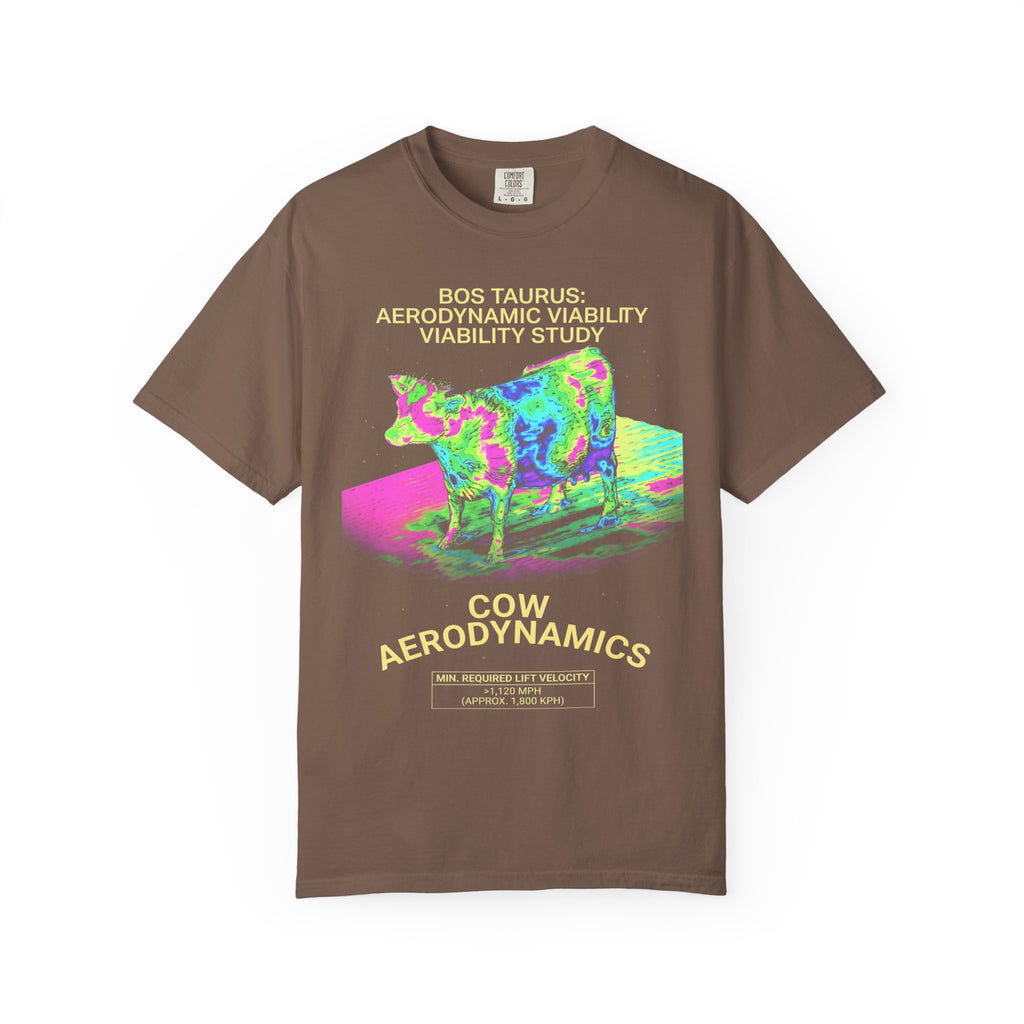 Cow Aerodynamics Study Classic Tee | Science Humor | Physics