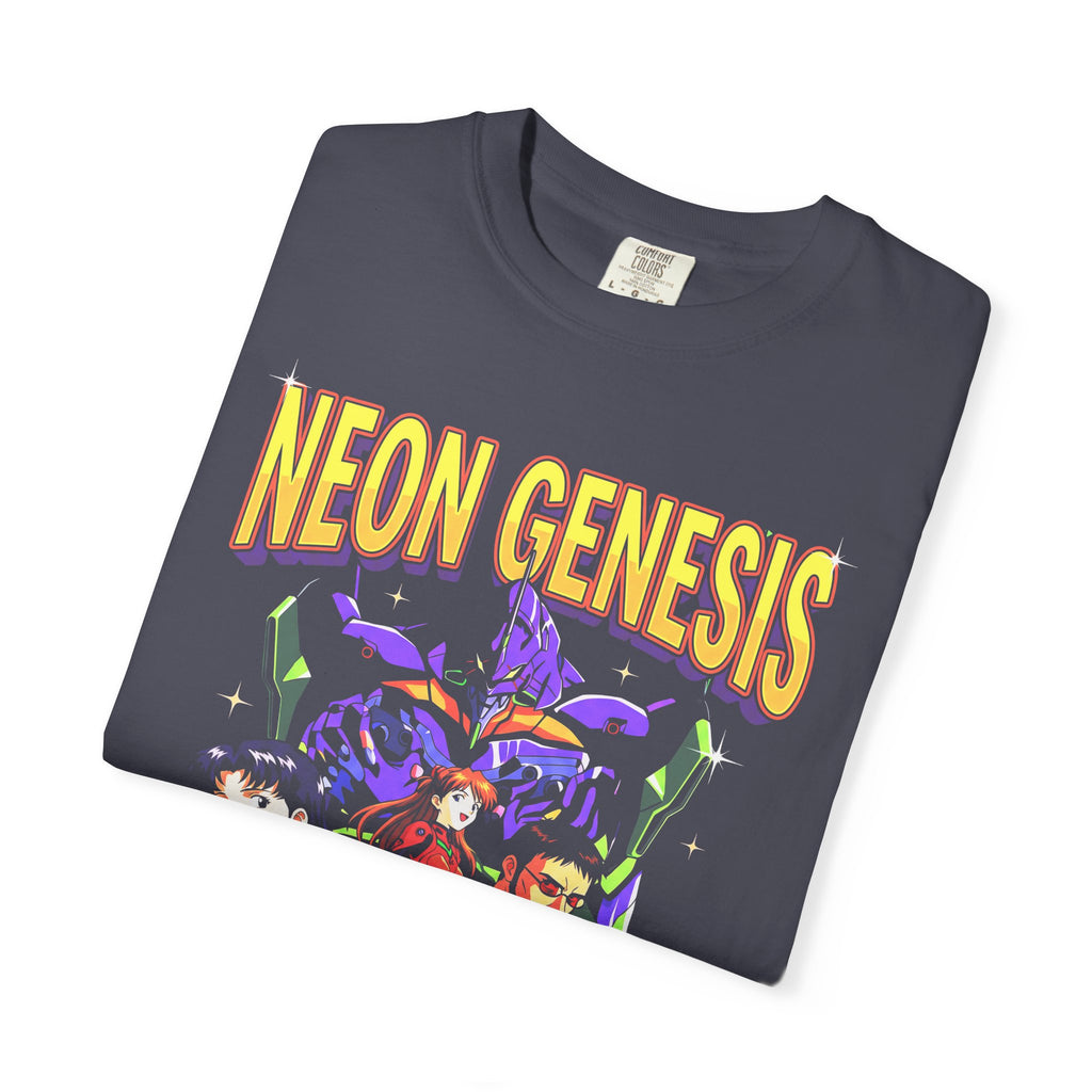 Retro Mecha Pilot Classic Tee | Neon Robot | Sci-Fi Anime Gift