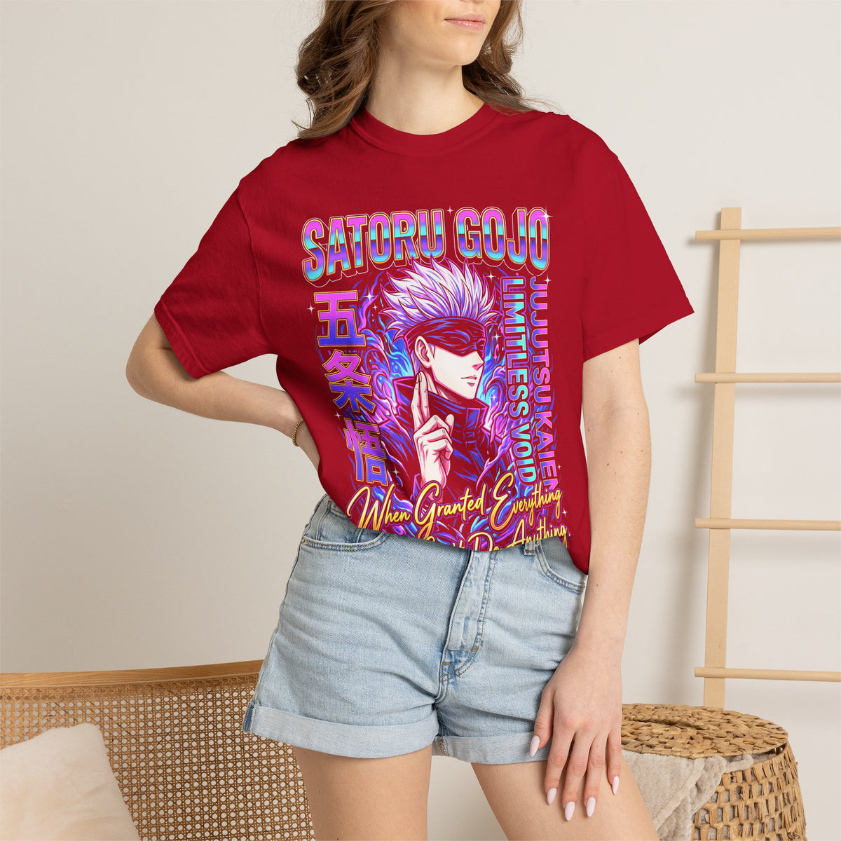 When Granted Everything Classic Tee | Anime Quote Gift