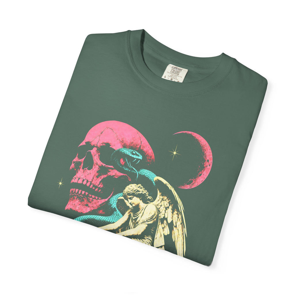 Skull Snake Angel Classic Tee | Retro Gothic | Vintage Gift