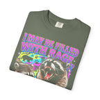 I May Be Filled With Rage Classic Tee | Raccoon Meme Gift
