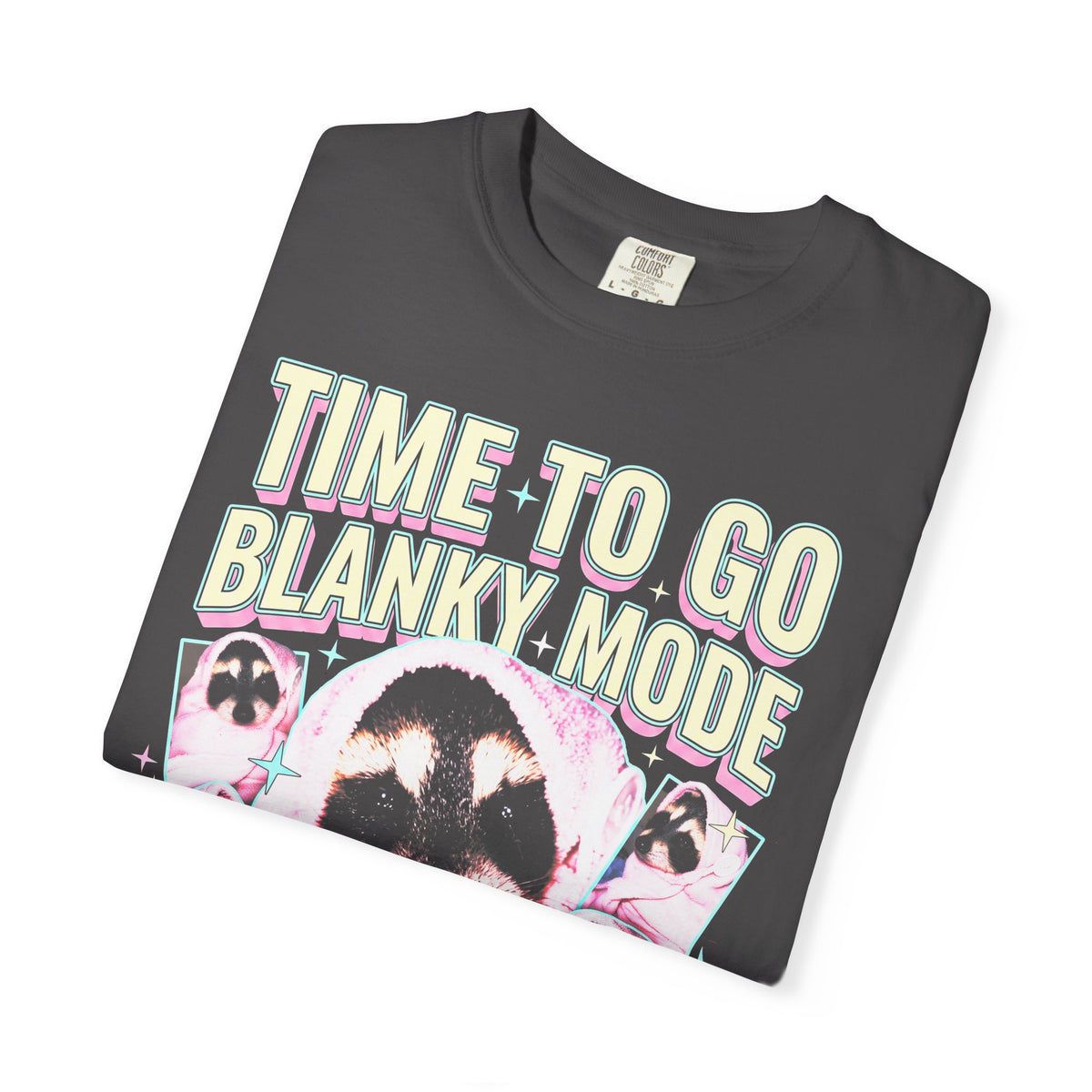 Time To Go Blanky Mode Classic Tee | Goodnight Funny Raccoon