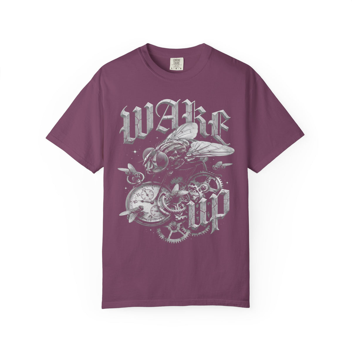 Wake Up Fly Classic Tee | Steampunk Insect | Clockwork Watch