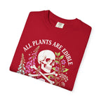 All Plants Are Edible Classic Tee | Vintage Skull | Botany Gift
