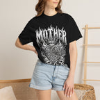 Mother Gothic Metal Classic Tee | Clockwork Heart | Skulls Flames