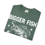 Bigger Fish Gets Fried Classic Tee | Funny Skater | Fish Meme
