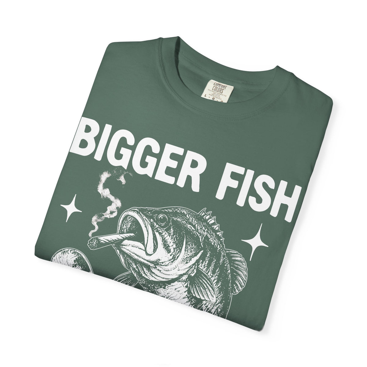 Bigger Fish Gets Fried Classic Tee | Funny Skater | Fish Meme