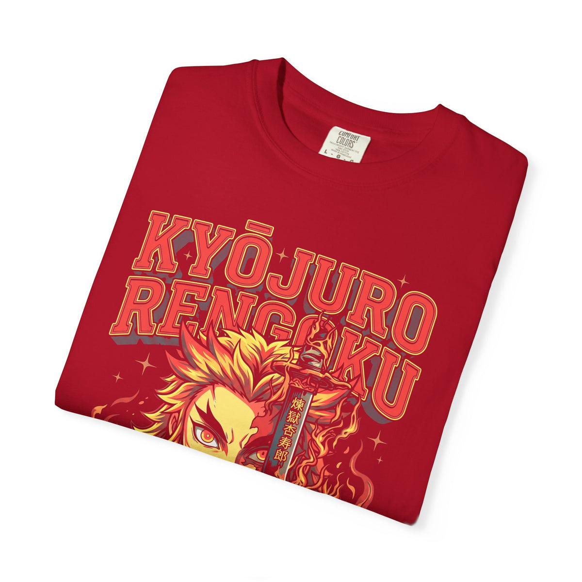 The Flame Hashira Fire Classic Tee | Anime Manga | Retro Gift