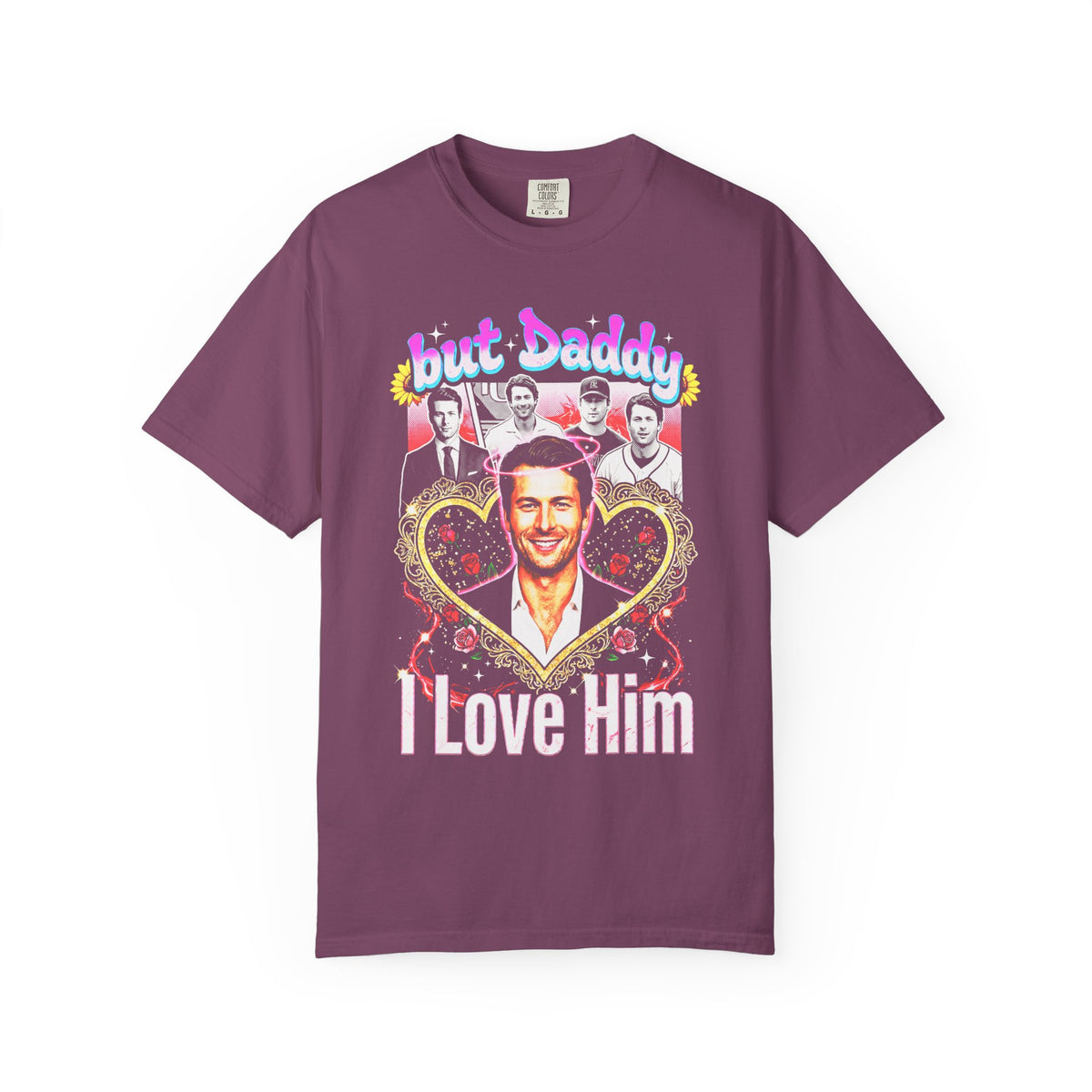 Glen Powell Classic Tee | But Daddy I Love Him | 90s Gift