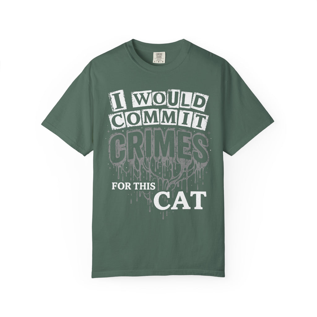 I Would Commit Crimes For This Cat Classic Tee | Gothic Pet Lover
