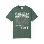 I Would Commit Crimes For This Cat Classic Tee | Gothic Pet Lover