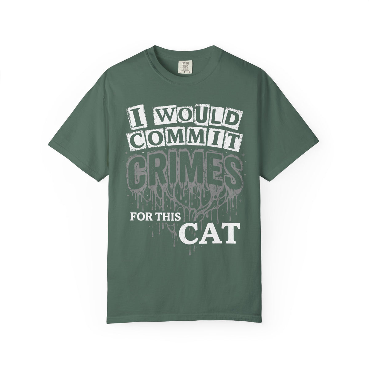 I Would Commit Crimes For This Cat Classic Tee | Gothic Pet Lover