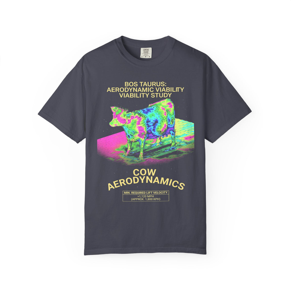 Cow Aerodynamics Study Classic Tee | Science Humor | Physics