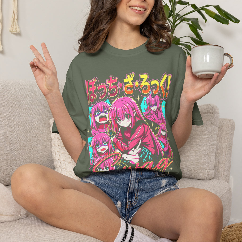 Pink Hair Anime Girl Classic Tee | Y2K Kawaii | Retro Gift