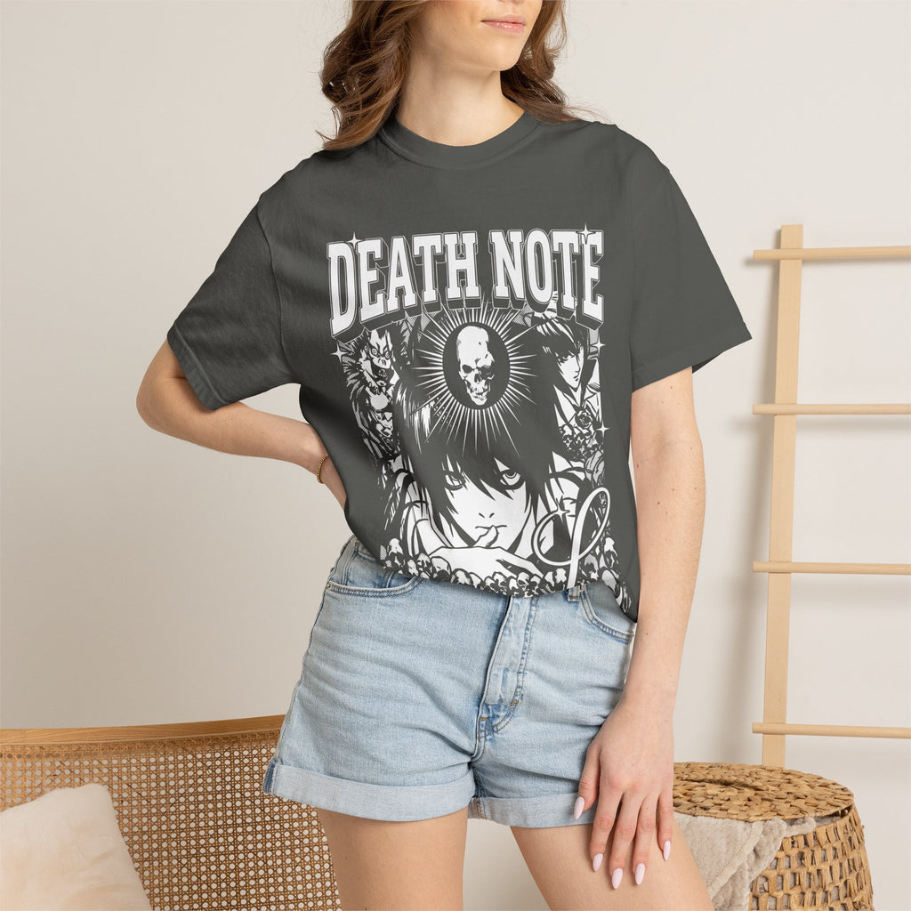Gothic Skull Manga Detective Classic Tee | Dark Anime Gift