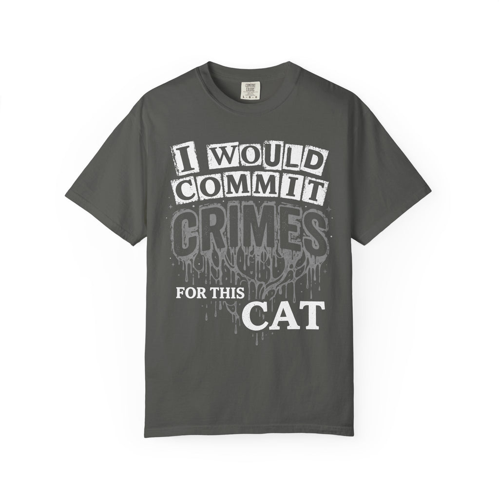 I Would Commit Crimes For This Cat Classic Tee | Gothic Pet Lover