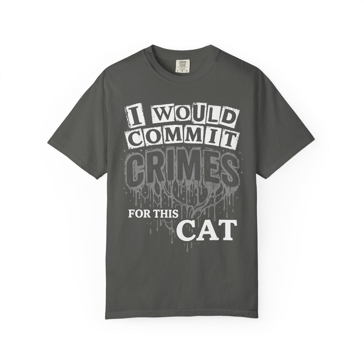 I Would Commit Crimes For This Cat Classic Tee | Gothic Pet Lover