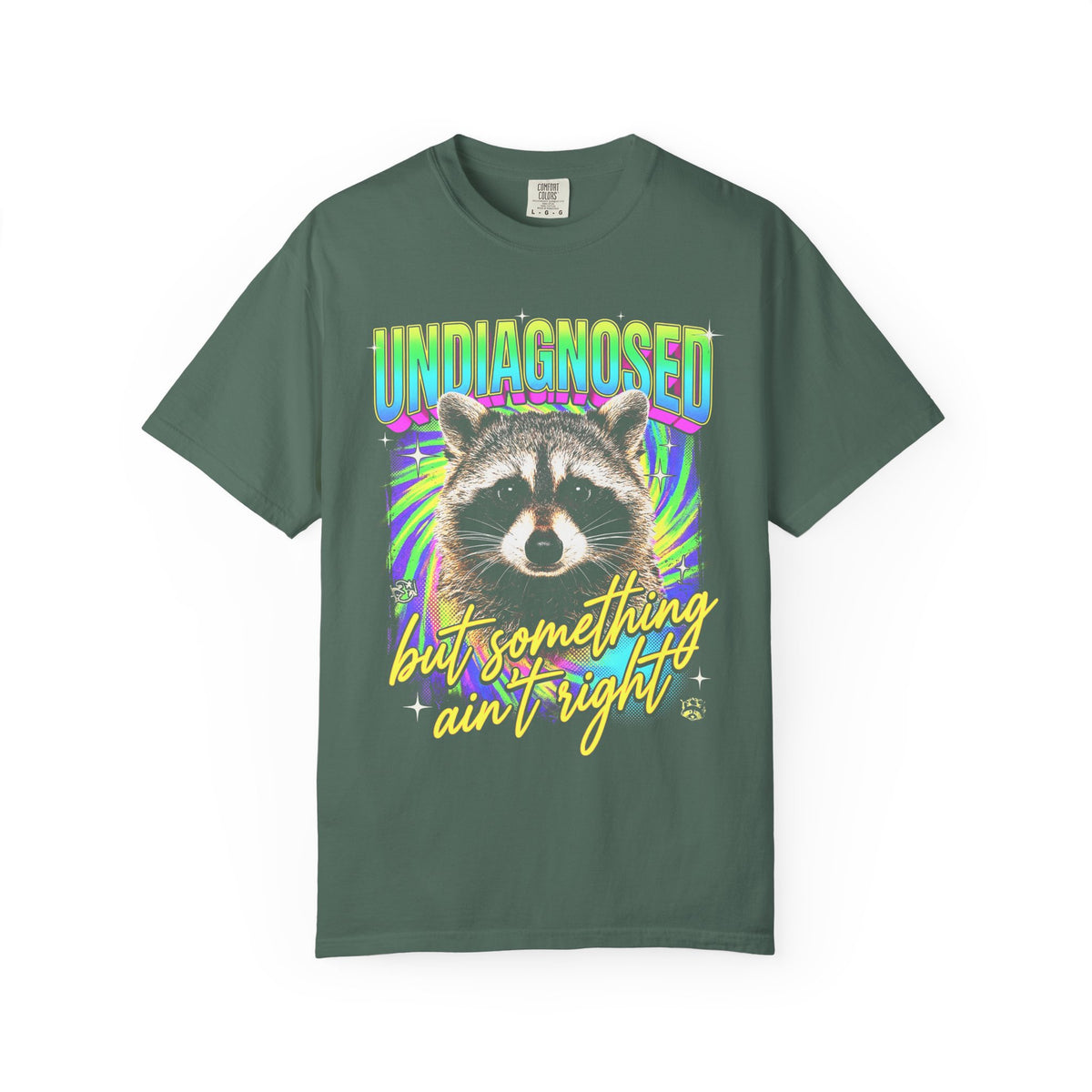 Undiagnosed Something Aint Right Classic Tee | Funny Raccoon