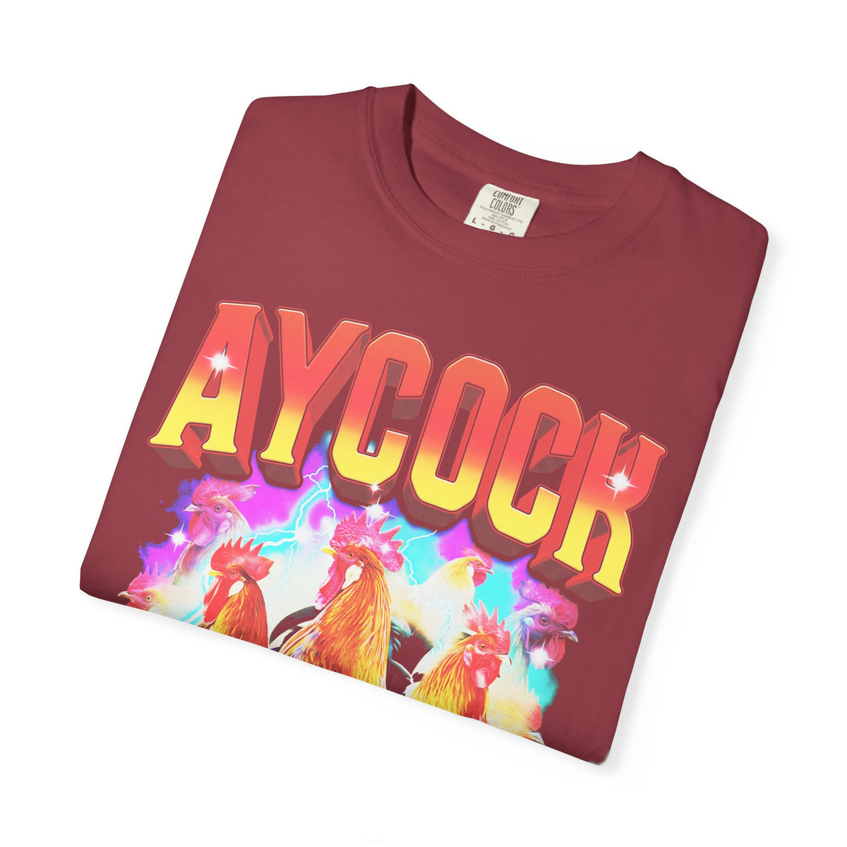 Aycock Vintage Rooster Classic Tee | 90s Chicken | Meme Gift