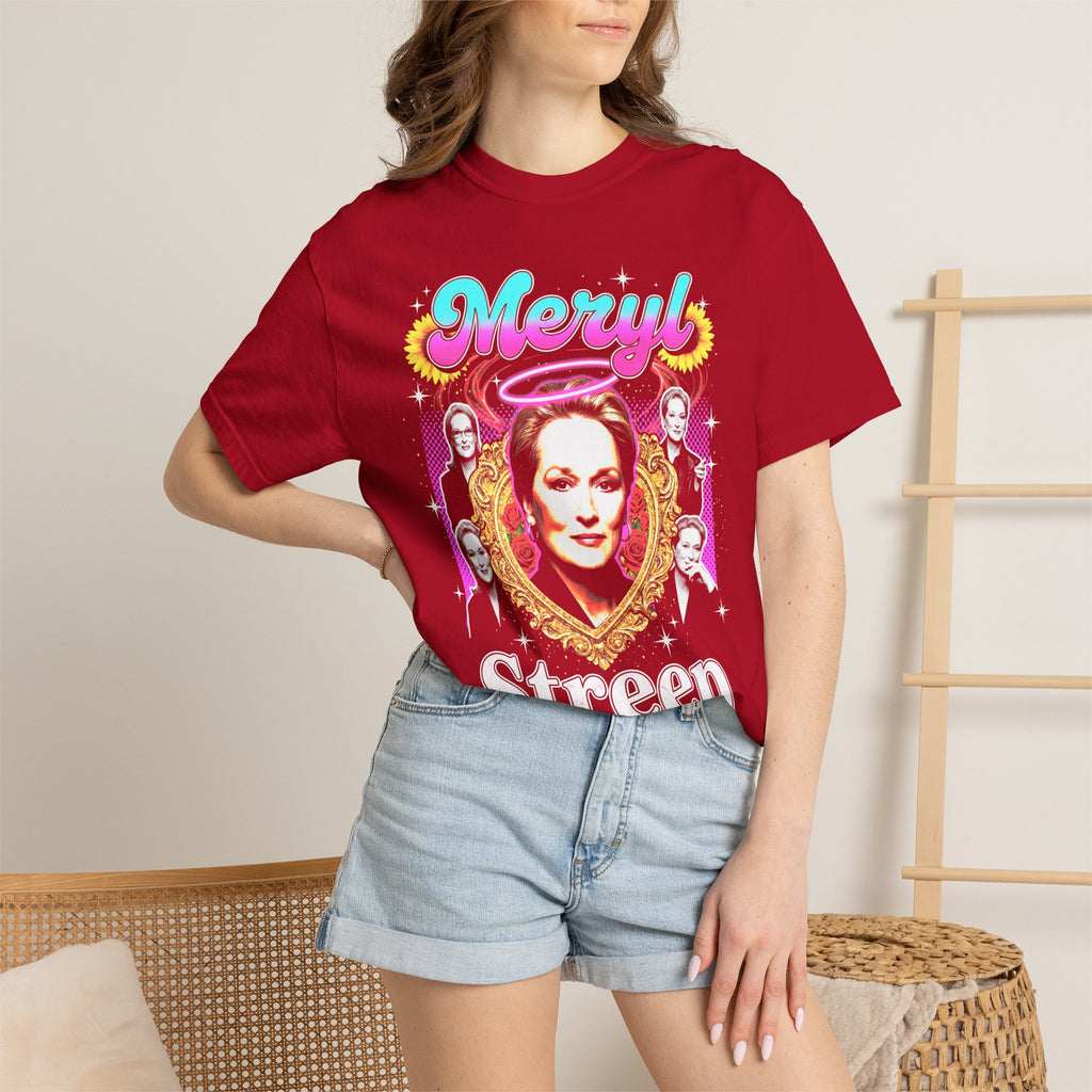 Meryl Streep Classic Tee | 90s Vintage | Actress Gift