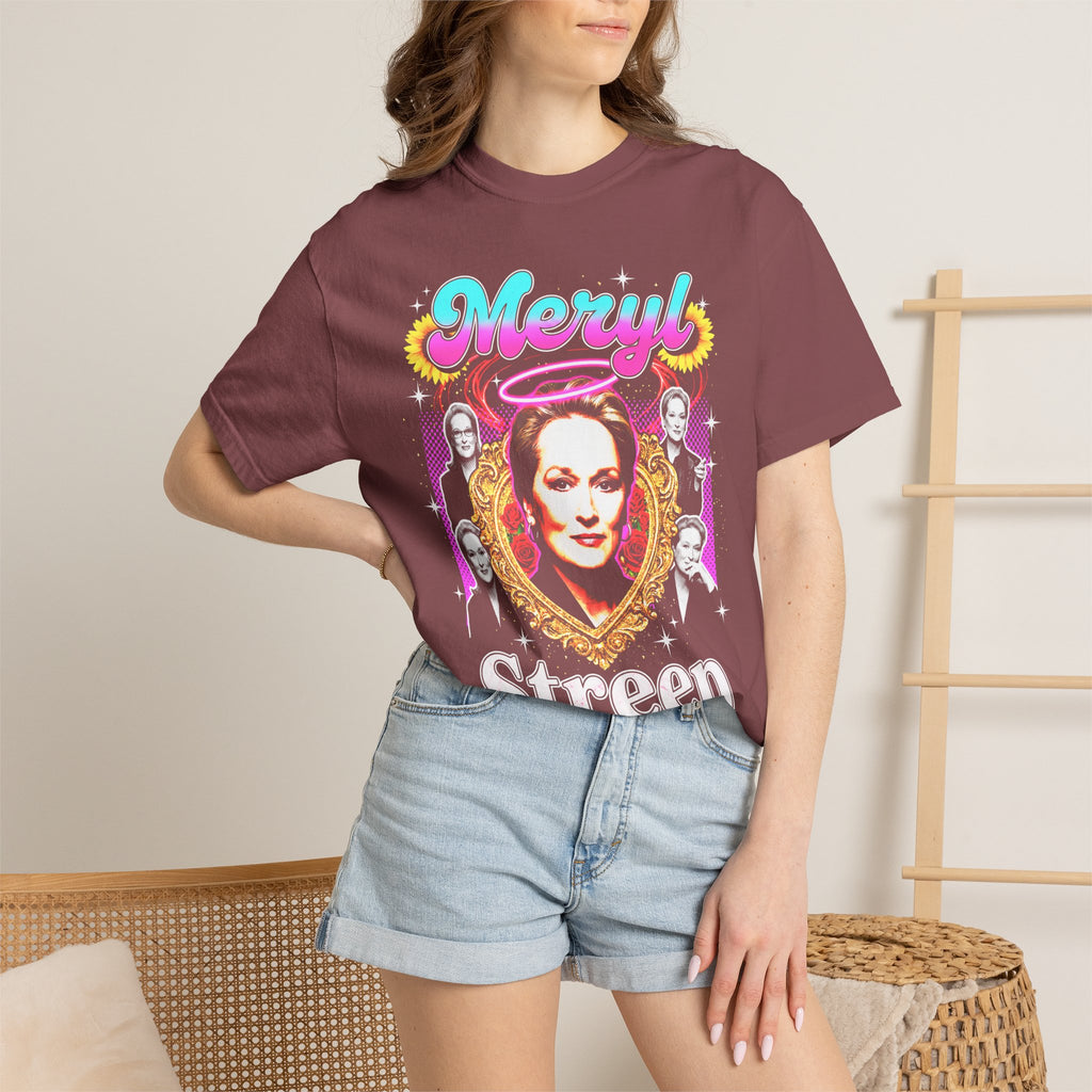 Meryl Streep Classic Tee | 90s Vintage | Actress Gift