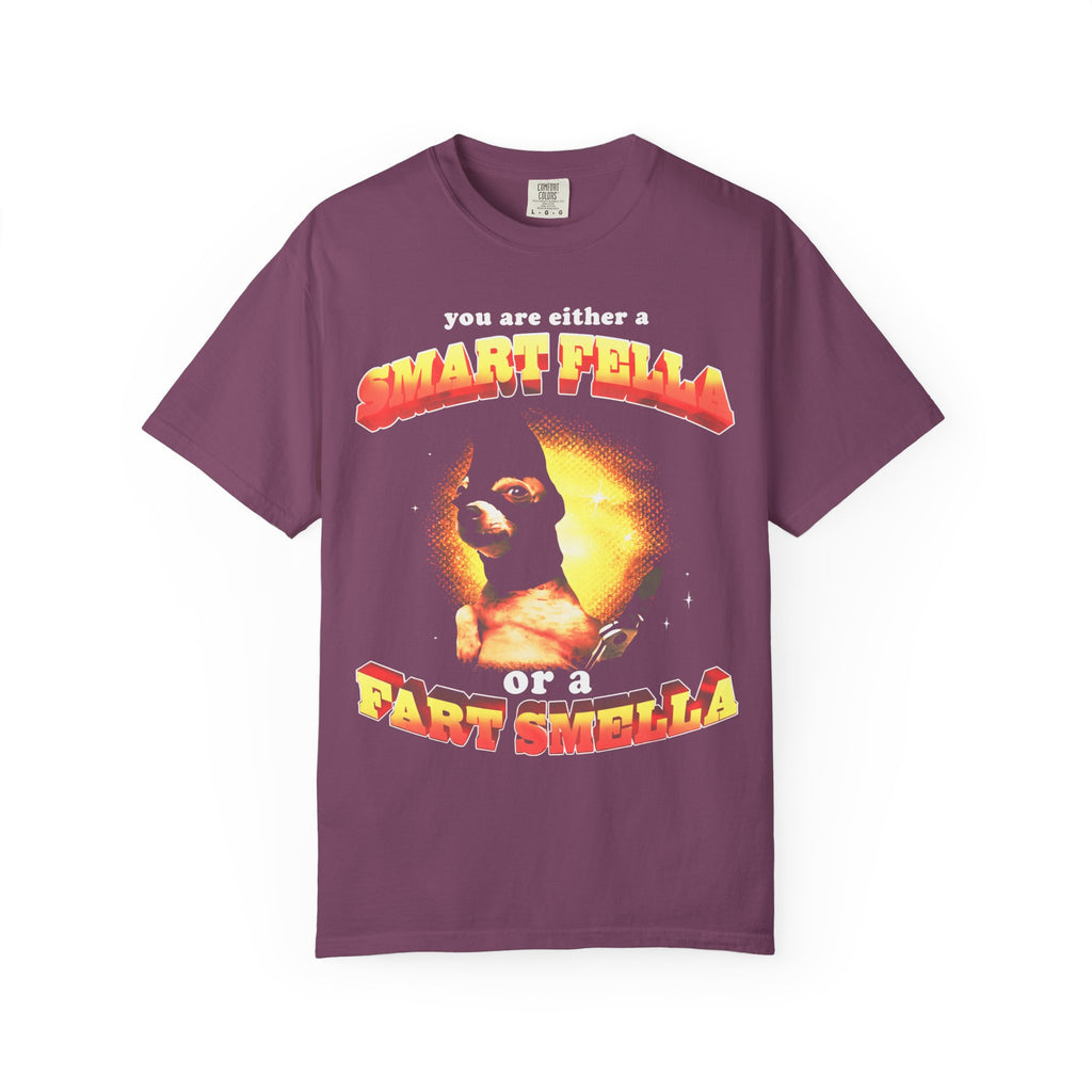 Smart Fella Or Fart Smella Classic Tee | Funny Meme Gift