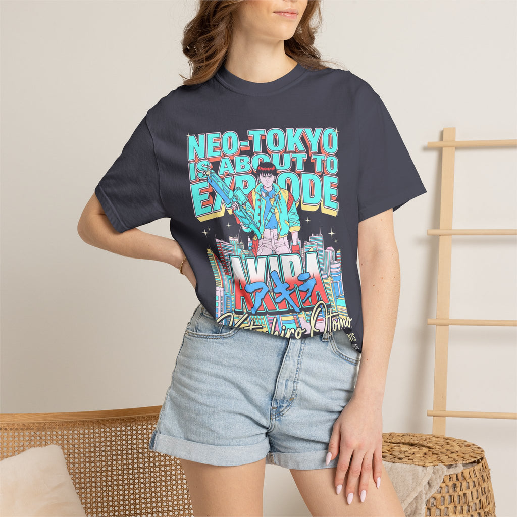 Neo Tokyo Is About To Explode Classic Tee | Cyberpunk Anime